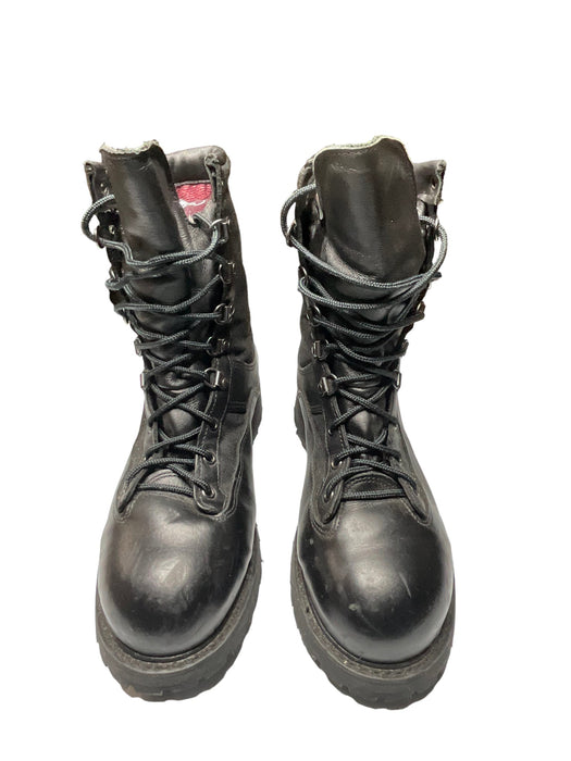 Black Knight 1599 8" Tall Leather Black Combat Boots Men's (Size: 8) P11032