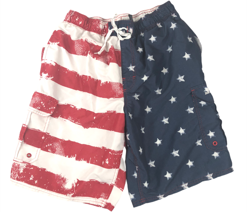 Beverly Hills Polo Club American Flag Theme Board Short Men's (Size: M)