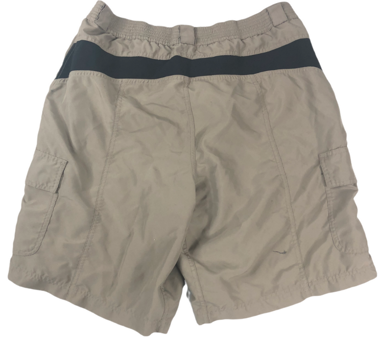 Light Weight Elastic Waist 4 Pocket Cargo Short Beige Men's (Size: 34)