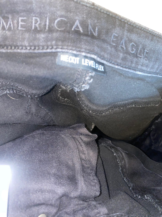 American Eagle Ne(x)T Level Flex Men's Slim Fit Jeans Black (Size: 32 X 34)