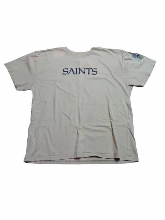 New Orleans Saints NFL Pro Line Men's T-Shirt Gold (Size: XL)