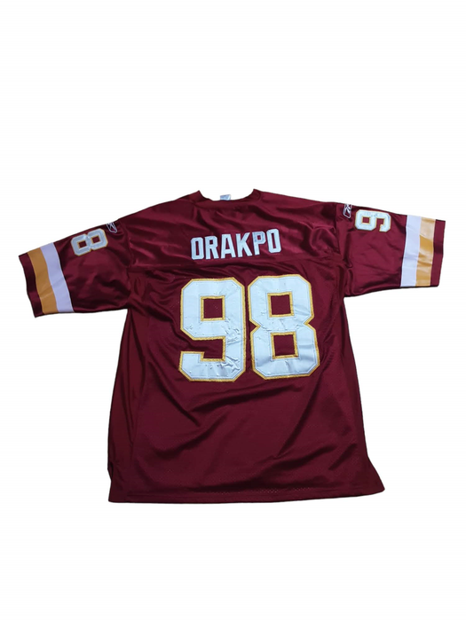 Washington Redskins NFL Reebok #98 Orakpo Men's Stitched Jersey Red (Size: 56)