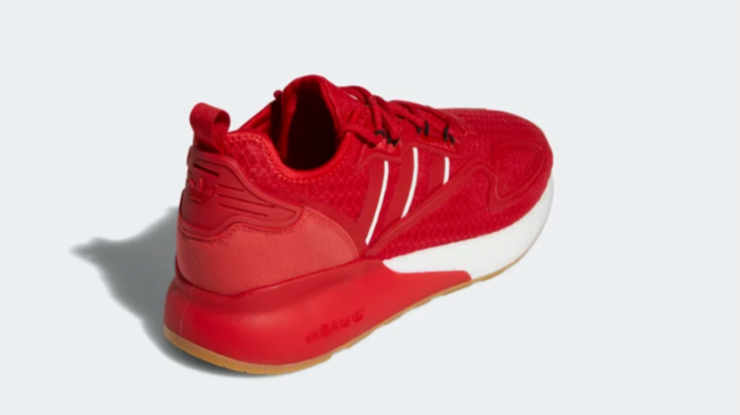 Adidas ZX 2K Boost Scarlet-Cloud Red Running Shoes Men's (Size 11-13) GY5806