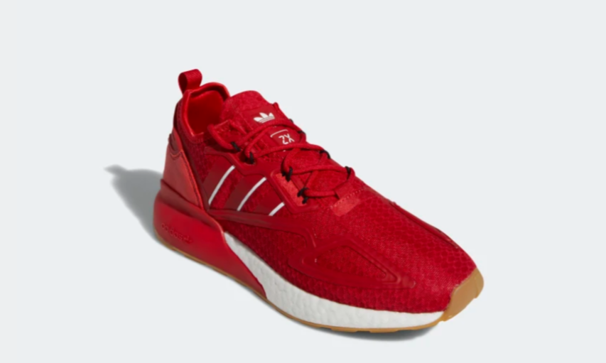 Adidas ZX 2K Boost Scarlet-Cloud Red Running Shoes Men's (Size 11-13) GY5806