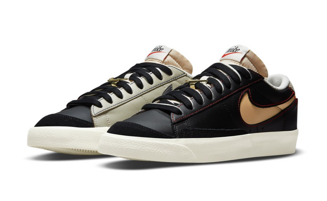 Nike Blazer Low '77 Classic PRM Black Sneakers Men's (Sizes: 14-15) DH4370-001