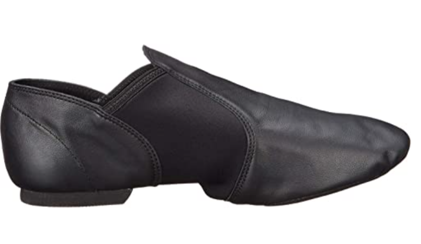 Dance Class Dynadans Leather Upper Slip-on Jazz Shoes Girls (Size: 10)