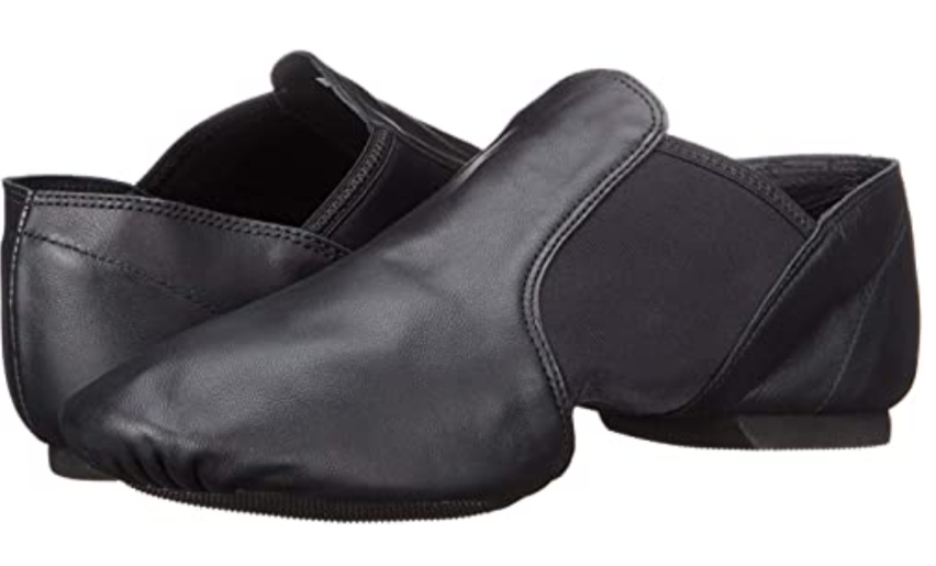 Dance Class Dynadans Leather Upper Slip-on Jazz Shoes Girls (Size: 10)