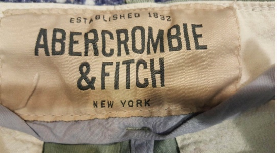 Abercrombie & Fitch Flat Front Chino Short Turquoises Men's (Size: 31)