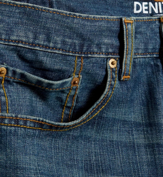 Denizen Levi's Men's 285 Relaxed Fit Med Wash Jeans Blue (Big & Tall: 42 x 30)