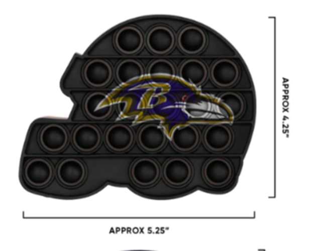 Baltimore Ravens NFL Foco PUSH-ITZ Fidget Toy