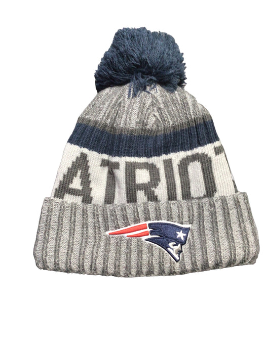 New England Patriots NFL New Era Beanie Gray (Size: One Size Fit Most)