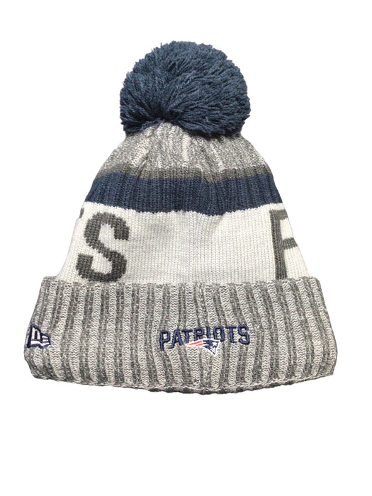 New England Patriots NFL New Era Beanie Gray (Size: One Size Fit Most)