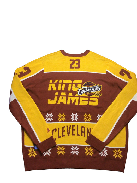 Lebron King James Cleveland Cavaliers NBA Men's Ugly Sweater (Size: 2XL) NWT!