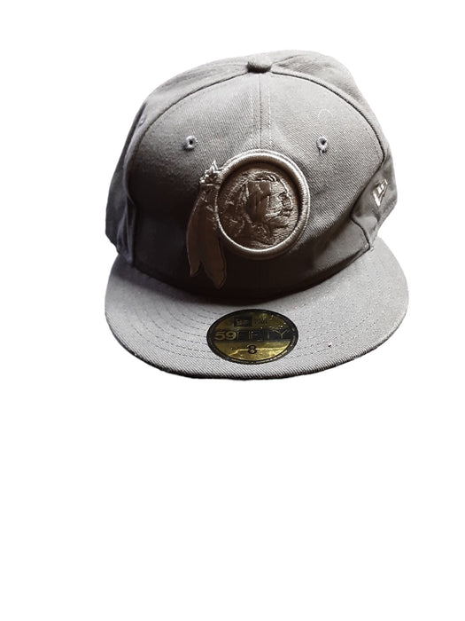 Washington Redskins NFL Team Logo New Era Men's Hat Gray (Size: 8)