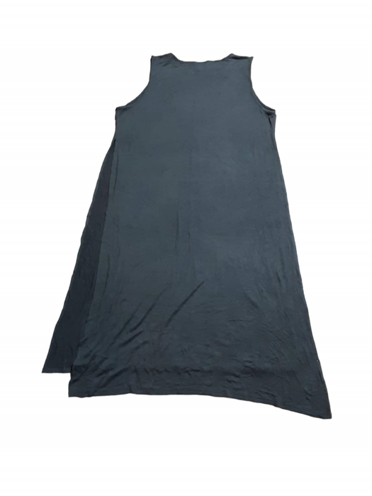 Wear Ever Collection Sleeveless Jersey Midi Dress Gray (Size: Large)