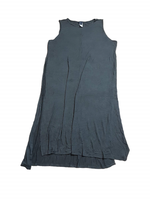 Wear Ever Collection Sleeveless Jersey Midi Dress Gray (Size: Large)