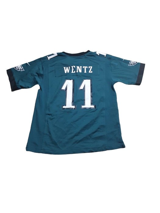 Philadelphia Eagles NFL Nike On Field #11 Wentz Youth Jersey Green (Size: Large)