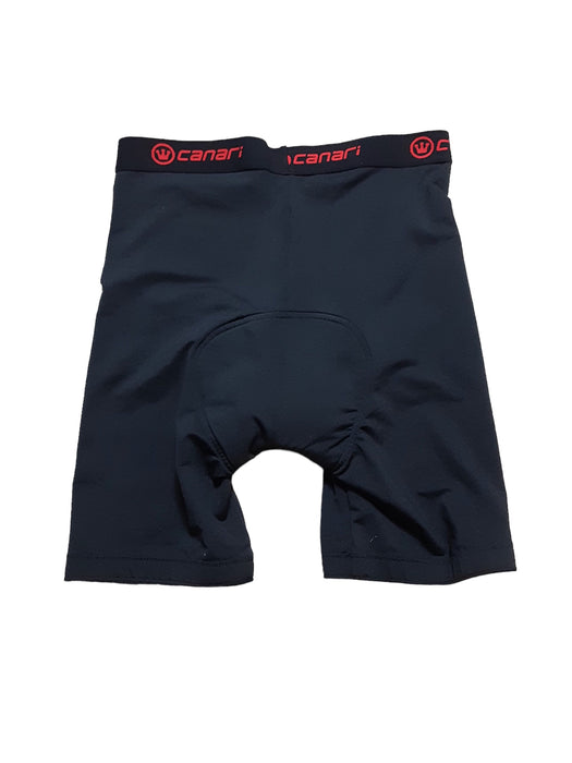 Canari Med Padded Stretch Waist Cycling Shorts Black (Size: M)