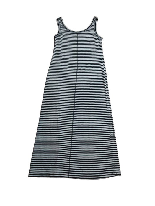 Loft Ann Taylor Women's Sleeveless Stripe Maxi Dress Black/White (Size: Small)