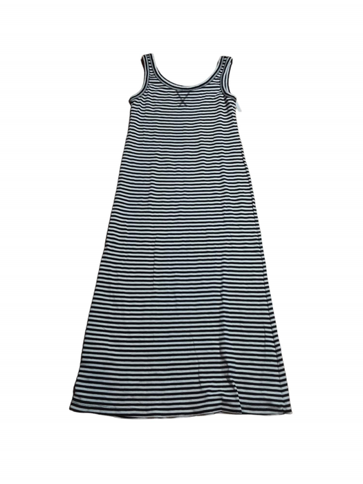 Loft Ann Taylor Women's Sleeveless Stripe Maxi Dress Black/White (Size: Small)