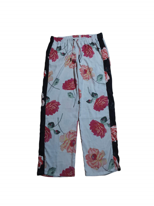 Victoria Secret Women's Drawstring Floral Pants White (Size: Large)